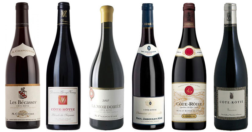 6 Côte-Rôtie wines from the Northern Rhone